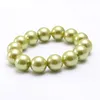 12mm couleur unie perle à la main brins de perles bracelets porte-bonheur enfants fille enfants bijoux fête d'anniversaire décor