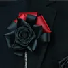 Pins, broscher Luxury Brooch Pin Boutonniere Suit Dekoration Bankett Brooche Bröllop Smycken Tillbehör Man Corsage Pojkvän Presentförsäljning