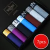 Underpants 7PCS Set Of Sexy And Breathable Men's Underwear Xl Boxer Design Solid Color Fashion Simple