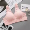 Reggiseno per allattamento premaman in cotone L'allattamento al seno raccoglie Reggiseno anti-cascamento Estate Sottile Gravidanza Madri dopo il parto Reggiseni senza ferretto Y0925