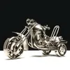 11cm / 14cm / 16cm Motorcykelmodell Retro Motor Figur Metall Dekoration Handgjorda Iron Motorbike Prop Vintage Heminredning Kid Toy 210811