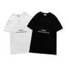 Camiseta feminina de alta qualidade camisetas femininas de verão com estampa de letras para homens camisetas de manga curta casual tops 3 estilos S-2xl