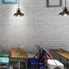 Tapety 3D retro nostalgiczny ceglany tapeta salon wystrój wzór restauracja tła dekoracji biały