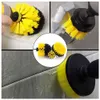 3/4/5 stücke Power Scrubber Pinsel Elektrische Bohrmaschine Pinsel Power Scrubber Badezimmer Oberfläche Badewanne Dusche Fliesen Reinigung Werkzeuge 210329