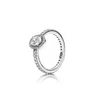 925 Sterling Silver Womens Diamond Ring Designer Fashion Jewel Heart Love Bröllopsengagemang för kvinnor226a