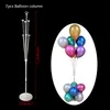 Party Decoration 7 11 19Tubes Balloon Holder Column Balloons Stand Stick Balons födelsedagsdekorationer Kids Bröllop Juldekor261L