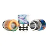 En stock 510 Drip Tip Accessoires pour fumeurs Epoxy Mouthpeice Fil Bore En Acier Inoxydable Émetteur Aspirer Pour TFV8 X Big Baby Crown Atomizer E Cigarette Airflow Embouchure