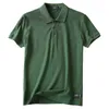 Et2110 4 Couleurs Hommes Polos D'été Coton Respirant Sport Jogger Gym Patchwork Revers À Manches Courtes Simple Mode T-Shirt H1218