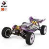 WLTOYS 2.4G RACING RC AUTO 60 km / H Metalen Chassis 4WD Road Drift Electric RC Afstandsbediening Toys voor Volwassenen Kinderen 124019 211029