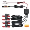 Auto-Rückfahrkameras, Kameras, Parksensoren, Sensor-Set, LED-Anzeige, 4 Sonden, 16,5 mm, 12 V, Backup-Rückfahrradar-Monitorsystem