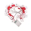 Juldekorationer 1,5 / 3m LED-strängljus Fairy Garland Wood House Year Decoration Wedding Party Holiday Room Novelty Lamps