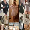 Bohème Mini robe femmes Sexy col en V évider décontracté à manches longues été 2021 blanc es Y0823
