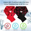 Ciclismo Caps Máscaras USB Aquecido Lenço Mulheres Inverno Aquecimento Nascerâmara Colar De Pelúcia Colares Scarves Shawl Neck Warmer Fever