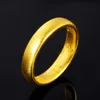 Mantra pour femme plaqué or 24 carats bagues NJGR023 mode cadeau de mariage femmes or jaune plaque bijoux bague