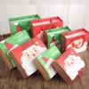 Stobag 10st Julkakor Presentförpackning Papperlåda för födelsedagsfestkaka Choklad godishållare DIY Handgjorda favör 210724