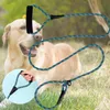 Colliers pour chiens, laisse pour animaux de compagnie, corde de Traction tressée en Nylon, réglable, ceinture pour cheveux Non collante