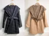 women hooded trench coats