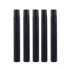Botellas de muestra de perfume de vidrio negro de 10 ml, mini frascos de perfume recargables con bomba de pulverización de niebla SN5996