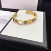 Herrkvinnor Fashion Heart Love Gold Sier Armband Classic Top Quality Designer G Jewelry 2203012d