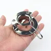 8 Sizes Cockrings Top Stainless Steel Penis Pendants with Egg Separate Rod Cock Bondage Ring Scrotum Pendant Ball Stretchers Testis Weight Sex Toys BB-112