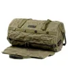 Duffel Bags Motorcycle Backpack Canvas Waterproof Rider's Bag Equipment Riding Back Seat Luggage Carrying268A