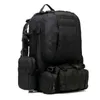 Tactical 50L 4 i 1 Molle Ryggsäck Vattentät Militär Ryggsäck Vandring Camping Utomhus Resor Klättring Army Herrväska Ryggsäck Q0721