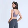 L029 Sports Bra Yoga Outfit Ushaped Viktlös mjuk andningsbar övre stödschocktäkter Sexiga underkläder Fitness Tank Top WOM5100001