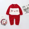 Jumpsuits Baby Rompers Kerstmis Geboren jongens Girls Costumes Cartoon gebreide kinderen039S overalls One Piece kinderoutfits9164712