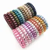 20pcs/Pack Telephone Wire Line Elastic Bands Ties Scrunchy Spring Band Gum For Accessories Hair Rubber Rope
