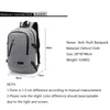 NANCY TINO Business Casual Travel Computer Backpack with USB Charging Oxford Cloth Anti-Theft Lock Student School Bag 210929