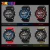 SKMEI Top Brand Luxury Sport Watch Men Military 5Bar Orologi al quarzo impermeabili Dual Display Orologi da polso relogio masculino 1283 X0625