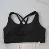 Yoga Suit Align Energy Bra Women039S stötsäkra Cross Sling Sports Underwear Fitns6438481