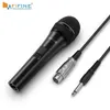 Micrófonos Fifine Dynamic 1/4 '' Conexión Micrófono vocal para altavoz Familia Karaoke Pequeño escenario con interruptor de encendido / apagado k6 T220916