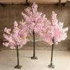 1,5 m 5ft höjdfest Vit Cherry Blossom Tree Road Cited Simulation Cherry Flower Tree For Wedding Party Centerpieces Decor White Pink