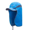 Шляпы на открытом воздухе Aonijie E4089 унисекс рыбацкая шляпа Солнце Sun Soisor Cap Upf Защита со съемной крышкой для шейки для ушей для пеших прогулок