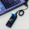 Hi-Speed ​​Hub Adapter USB HUB Mini USB 2.0 4-Port Splitter för PC Laptop Notebook Receiver Dator Perpherals Tillbehör