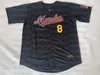 1978-2020 Mamba Forever Jersey Legends 8 24 Bryant Men Youth Dam Svart vit Gul Blå Baseballtröjor