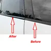 Araba Sticker PVC kromplelenmiş parlak şerit otomobil eşiği bagaj eşik plakası koruyucu film motorlu taşıt gövde paster otomatik 1328444