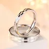 Clusterringen 1 stks eenvoudige ring 925 Sterling zilver voor vrouwen klassieke sieraden groothandel pure paar liefhebbers geschenken