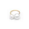 Rings for women Ladies accessories Bague homme acier inoxydable Halloween decoration 2021 new size pearl open ring G1125