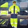 Poncho più spesso Abbigliamento da lavoro della polizia Tuta antipioggia da moto Giacca da donna / uomo Pantaloni Set Impermeabile impermeabile da pioggia per adulti