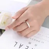 MxGxFam Small CZ Rings For Women Lovely Jewelry 18 k yellow Gold-color AAA+ Cubic Zircon X0715