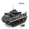 City SWAT Armored Car Military Truck Panzer Tank Building Block Police Station WW2 Army Model Bricks kits Army Educational Toys X1106
