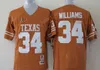 Chen37 Texas Longhorns College Football 7 Maillot Shane Buechele Vince Young Earl Campbell Ricky Williams Colt McCoy 98 Brian Orakpo