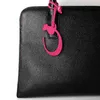 Personnalisé de luxe en cuir véritable naturel caractère Alphabet arabe lettre porte-clés sac à dos pendentif dames femmes sac breloque H1126