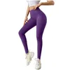Pantalons Femmes Capris Fashion Mesdames Casual Solid Squat Taille High Taille Haute Fitness Sport Leggings Seamless Soft Soft Sentier Solde Gym Yo Ga T