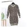 Women sweater jumpers knit jumper long coat Designer Woman Round neck pullover Embroidery Letters Autumn Fashion dresses for ladies pullovers