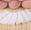 Packing Bags 1000pcs White EPE Foam mesh sleeve net thick fruit foam-sleeve nets for apple packings material pear pack package 12cm*7cm SN2886