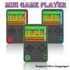 Handheld retro gameconsole ingebouwde 500 klassieke 8 games 2,4 inch bitscherm gemakkelijk te dragen voor cadeau kind draagbare spelers