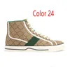 Mannen Hoge top Casual schoenen vrouwen lederen veterschoen sneaker fashion designer laars Basketbal Running Trainers Letters Loafers vrouw Platte gym sneakers maat 35-45 Met doos